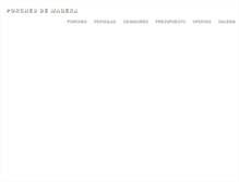 Tablet Screenshot of porchemadera.com